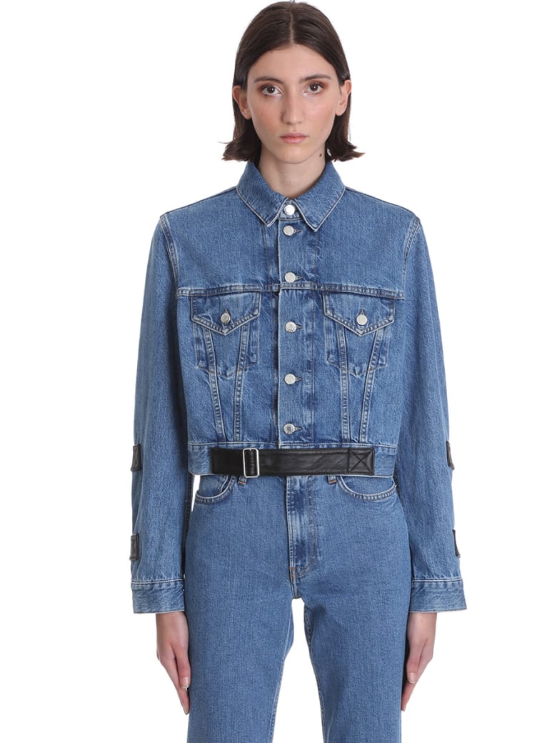 Helmut Lang Denim In Cyan Denim - cyan