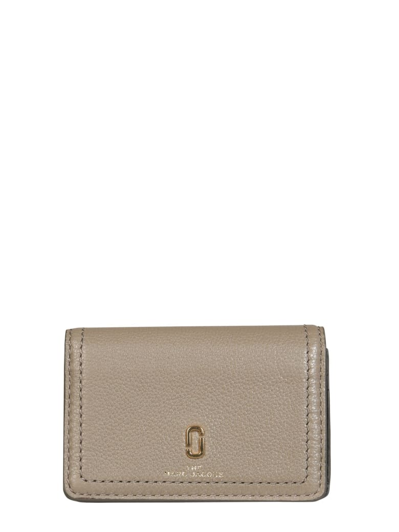 Marc Jacobs Wallet With Logo - Cement