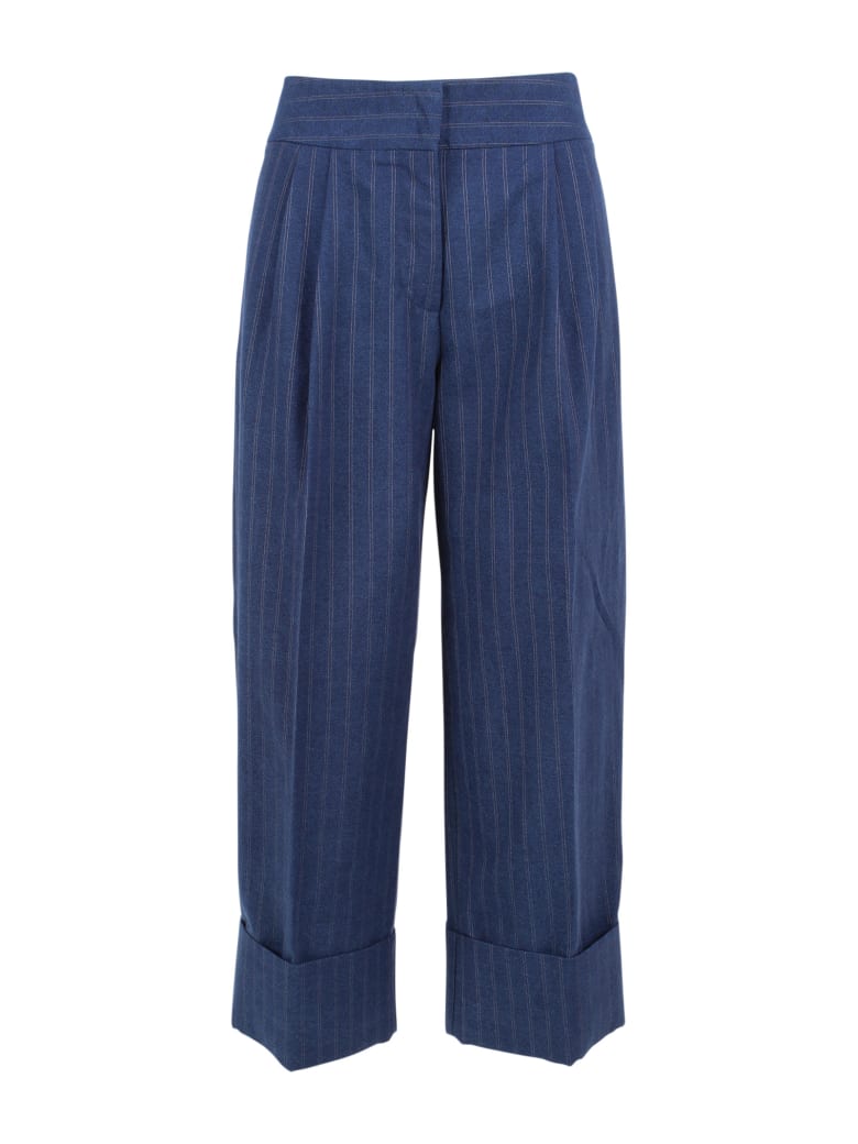 Antonio Marras Cotton Trousers - Blue