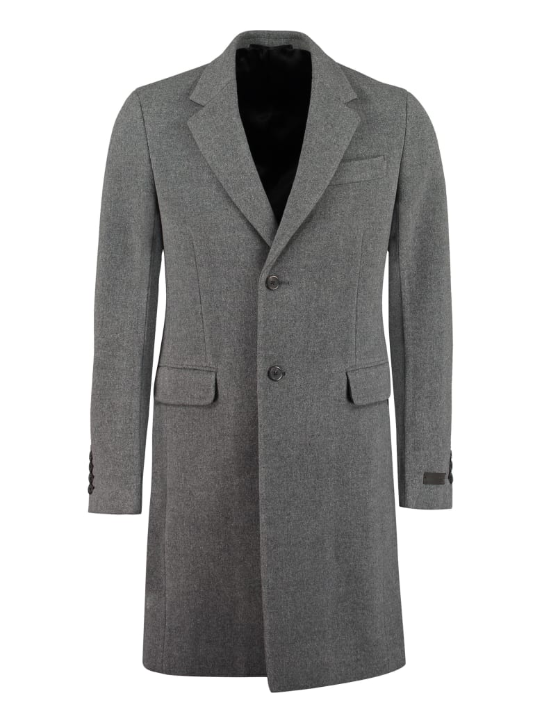 Prada Wool Coat - grey
