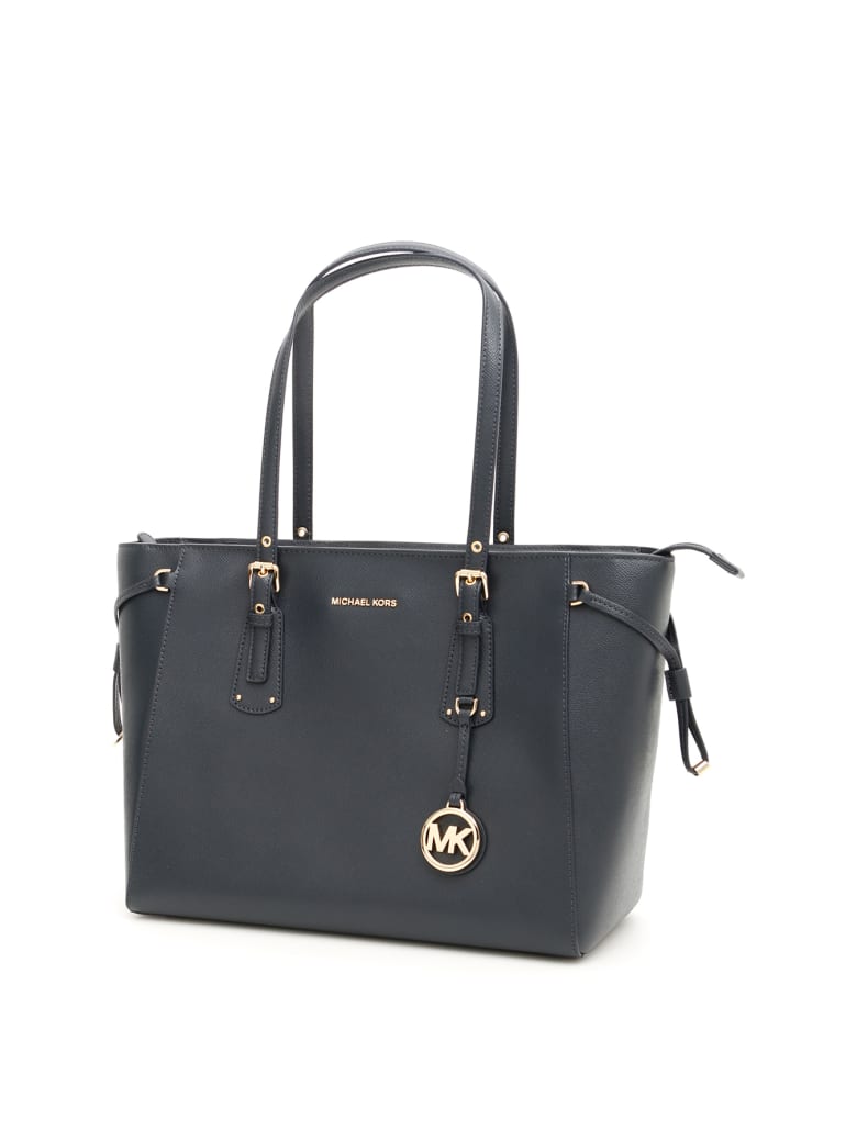 michael kors voyager leather tote