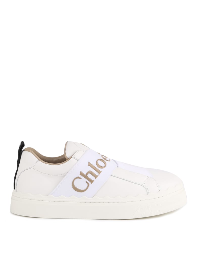 chloe lauren sneaker white