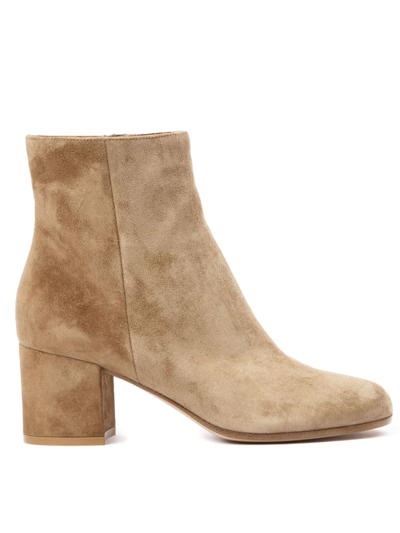camel suede ankle boots