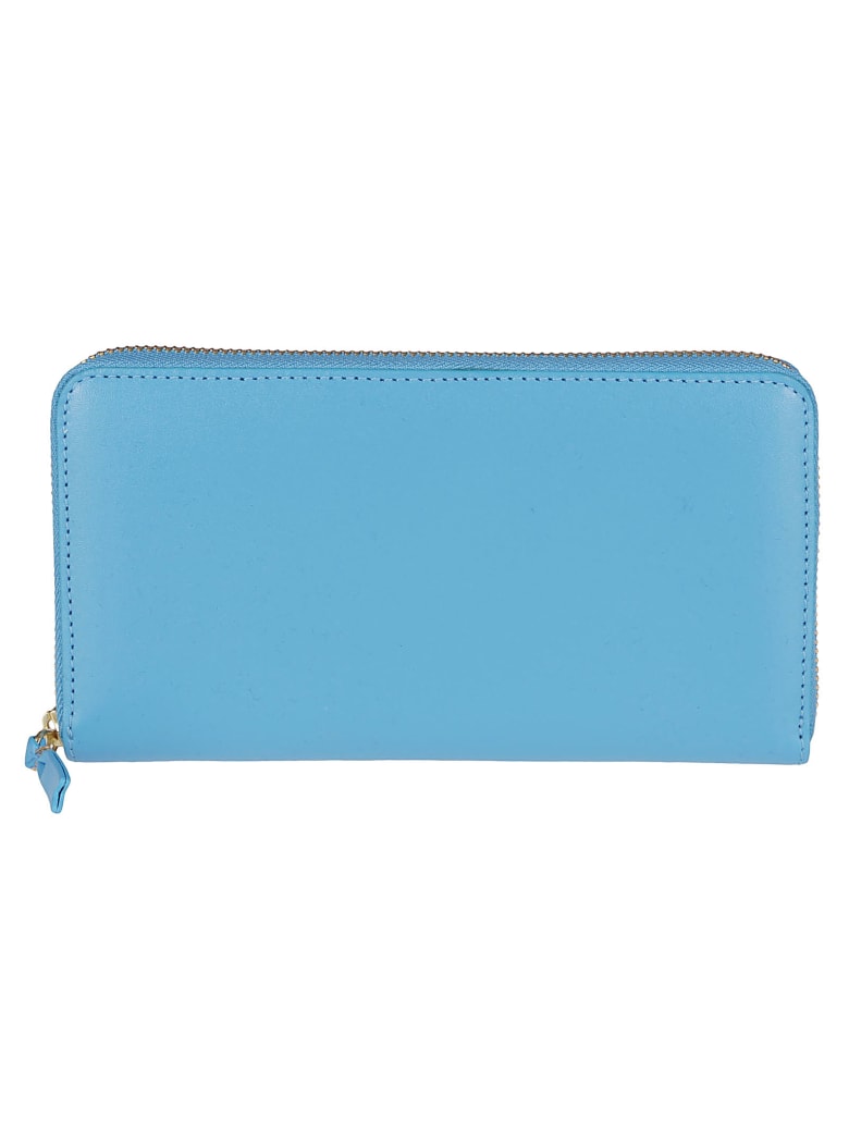 Comme des Garçons Wallet Light Blue Leather Wallet - LIGHT BLUE