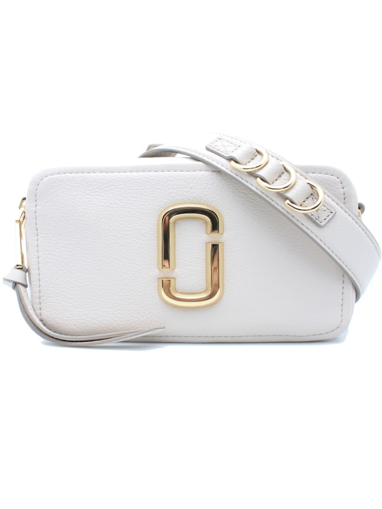 Marc Jacobs Leather Shoulder Bag - Cream