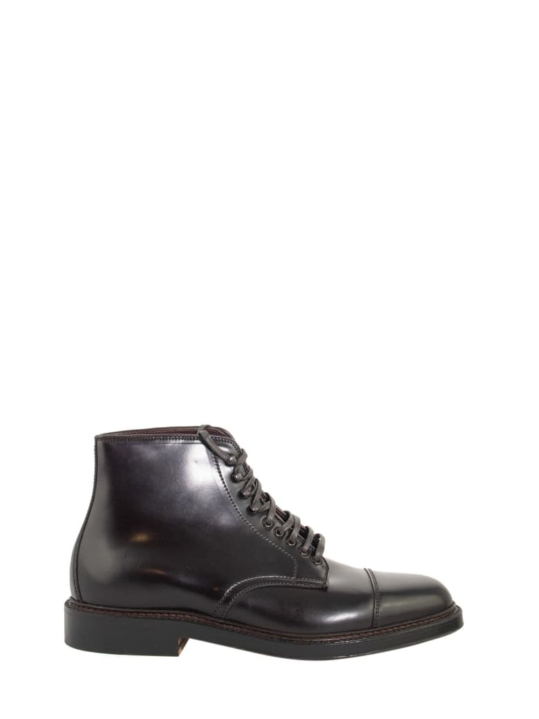 Alden Cordovan Boot Leather - Burgundy