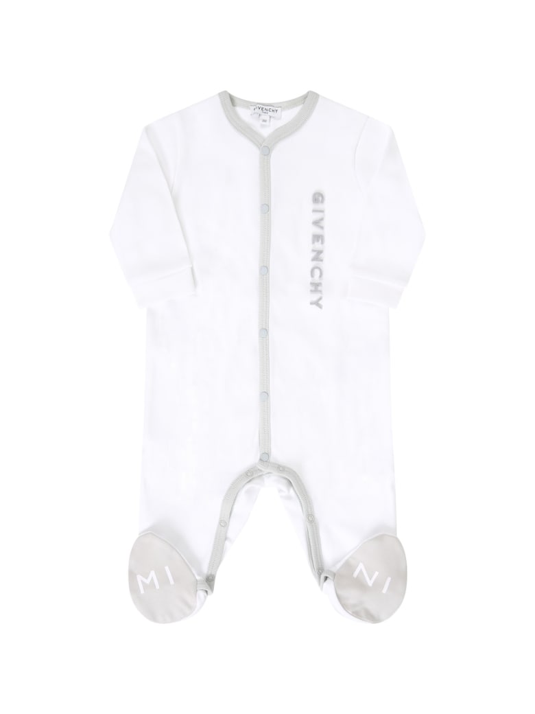 Givenchy White Suit For Babykids - Bianco