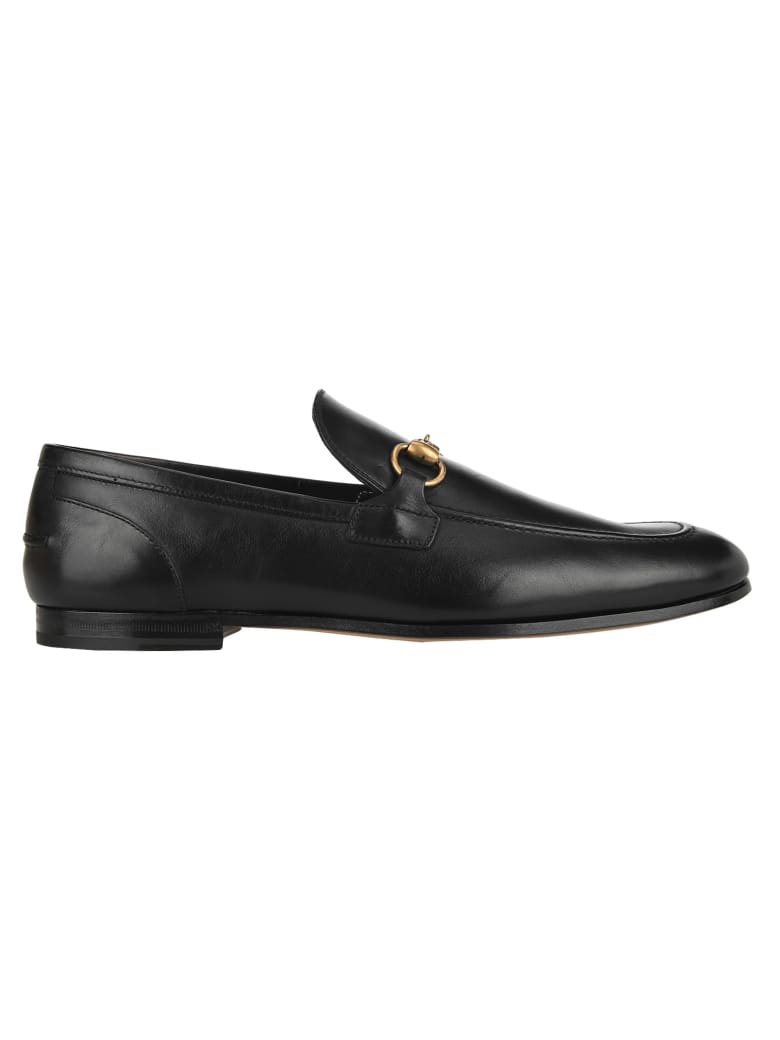 gucci jordaan leather loafer sale