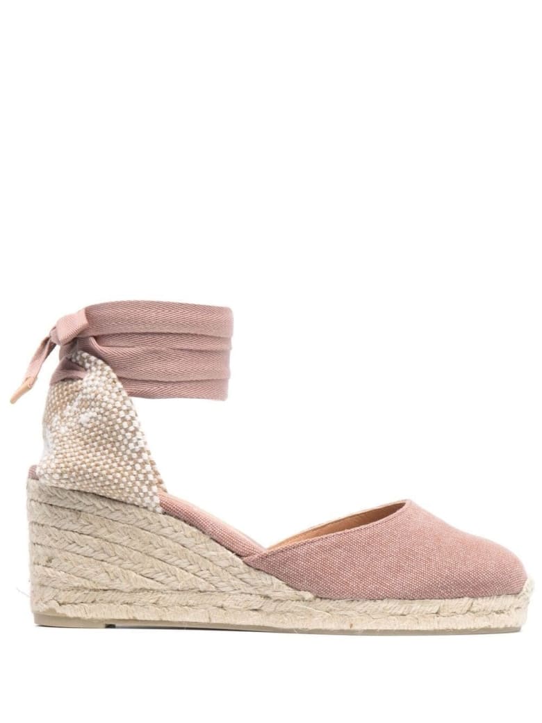 castaner pink wedges