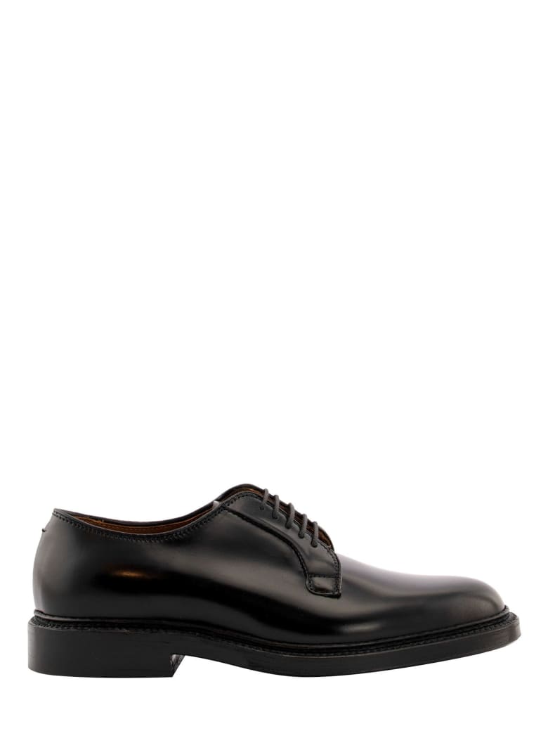 Alden Alden Men's 9901 - Plain Toe Blucher - Black Shell Cordovan - Black