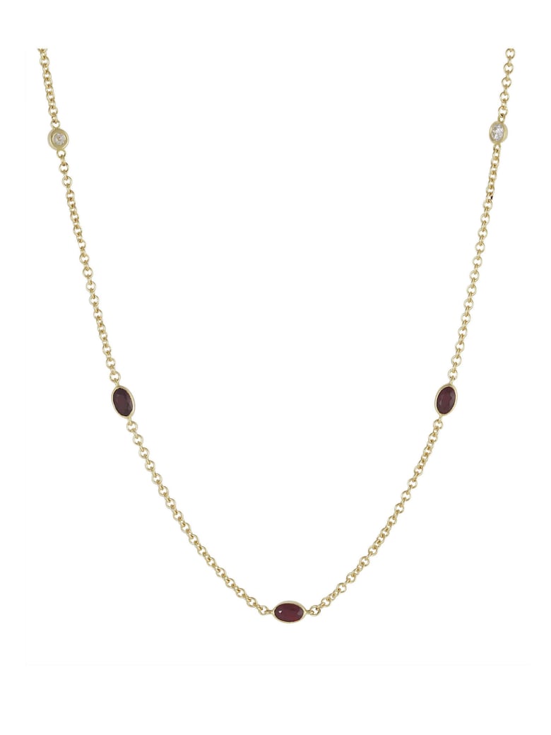 Lo Spazio Jewelry Lo Spazio Ruby and Diamond Necklace - Ruby