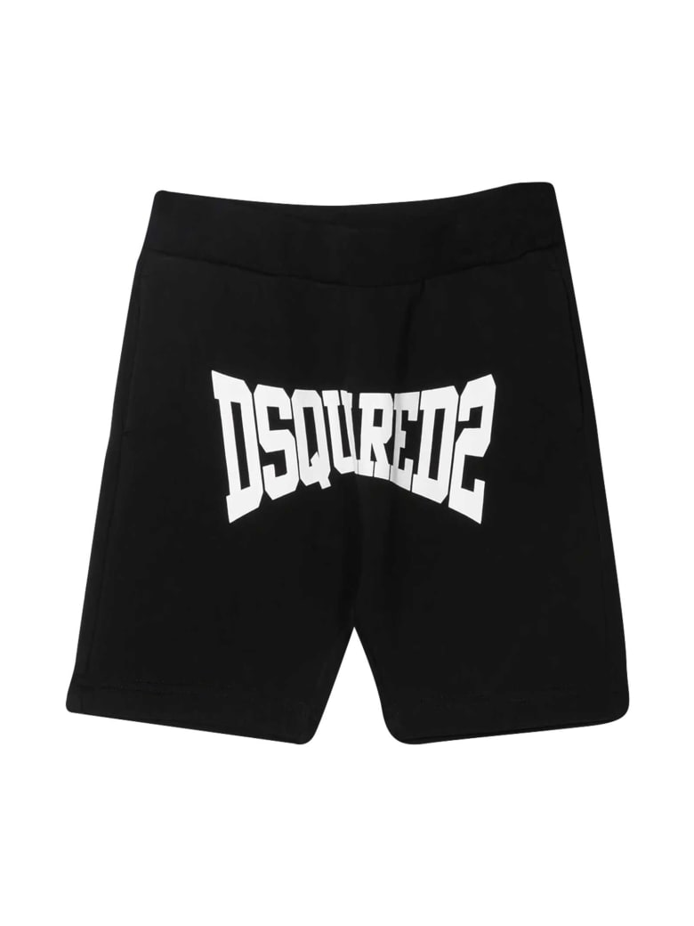 Dsquared2 Black Teen Shorts - Nera