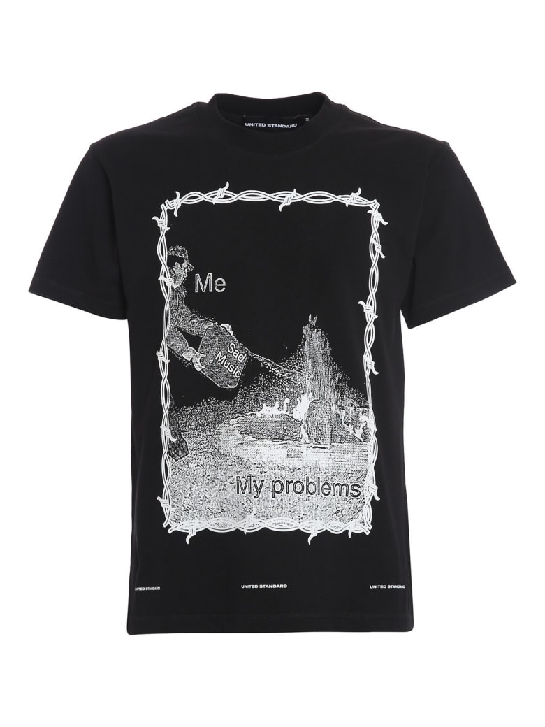 United Standard Sad Music T-shirt - Blk Black