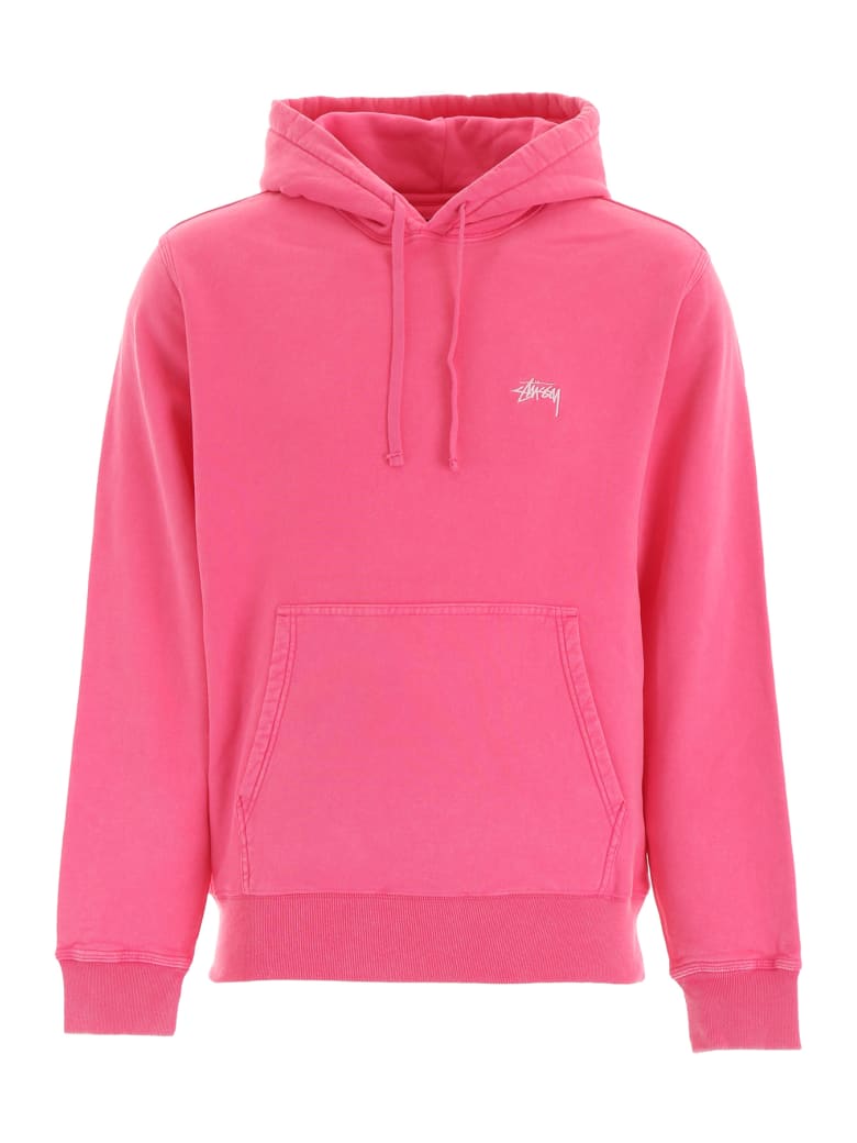 stussy pink hoodie
