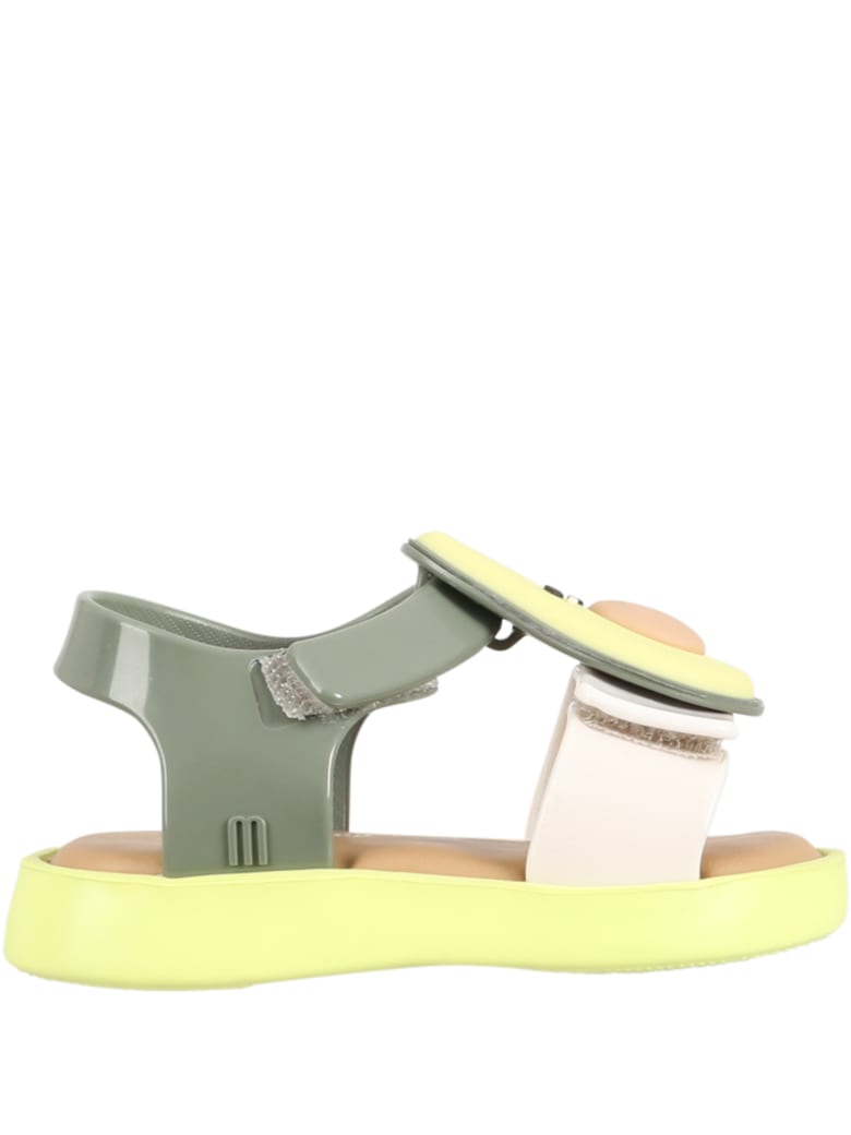 Melissa Multicolor Sandals For Kids With Avocado - Multicolor