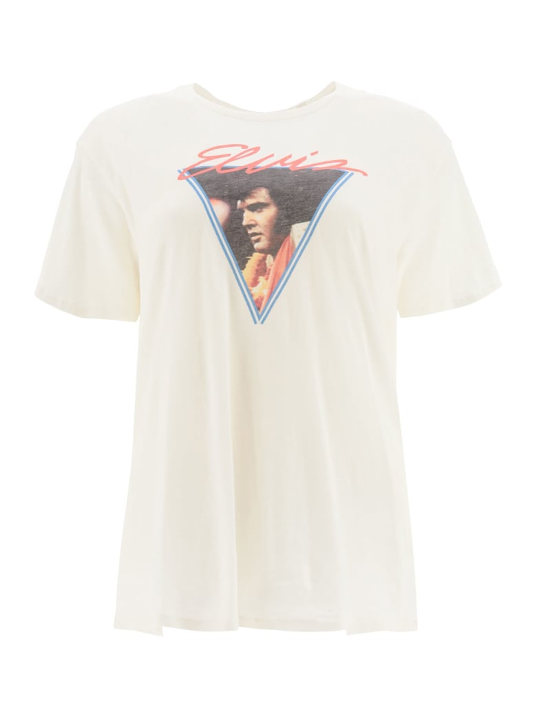 R13 Vegas Elvis T-shirt - DIRTY WHITE (White)
