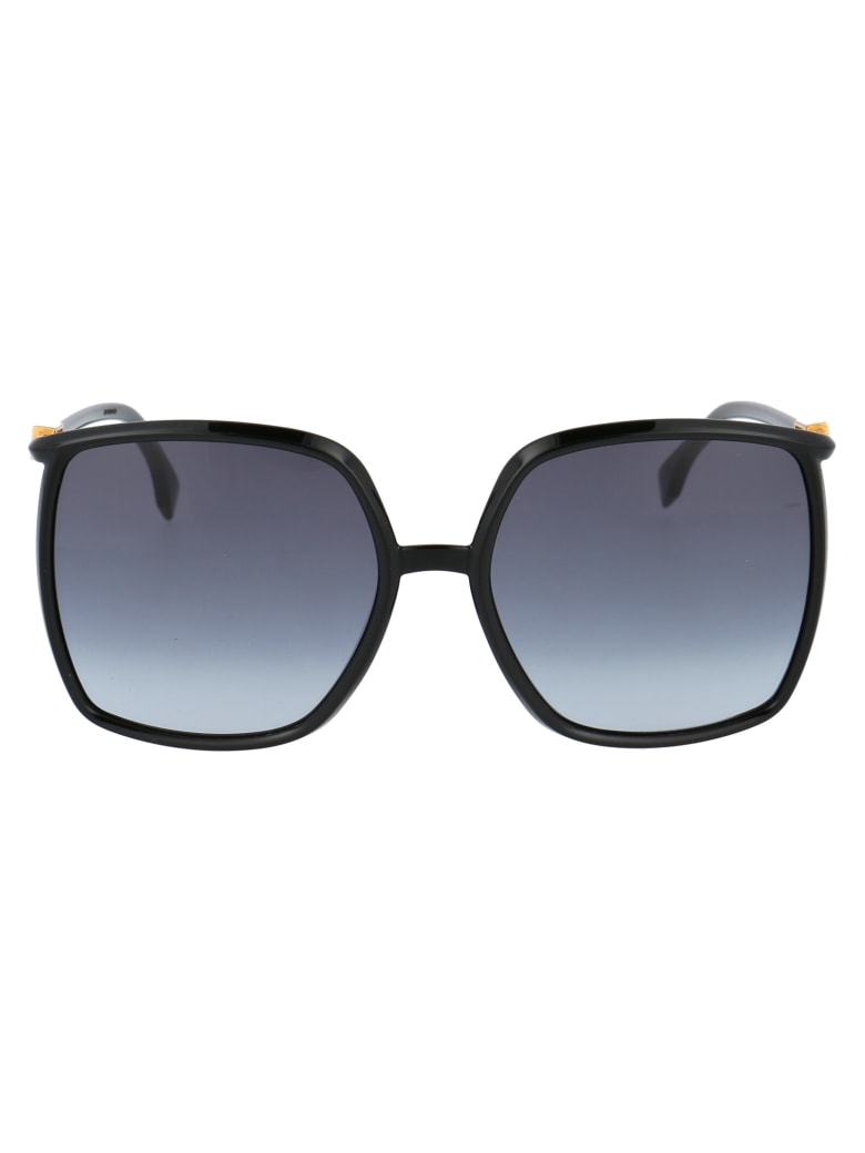 Fendi Ff 0431/g/s Sunglasses - 807GB BLACK