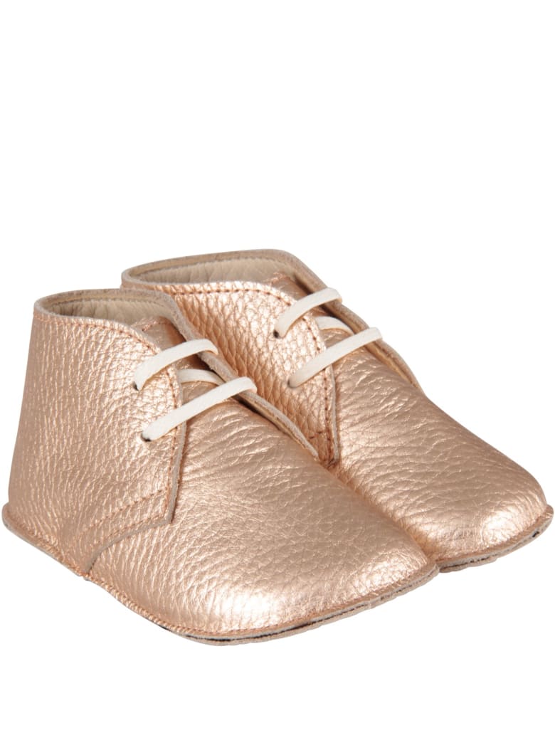 baby girl gold shoes