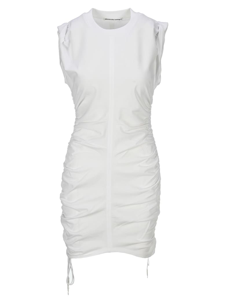 alexander wang ruched dress