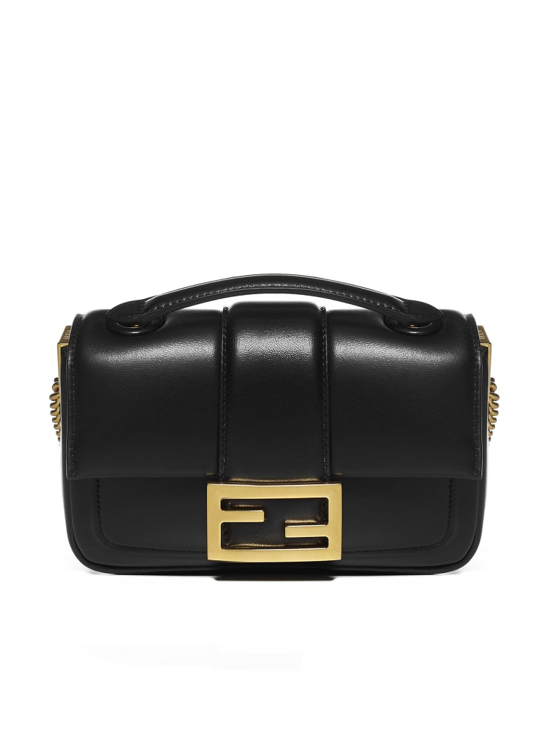 Fendi Baguette Mini Leather Bag - Nero+o.vibr