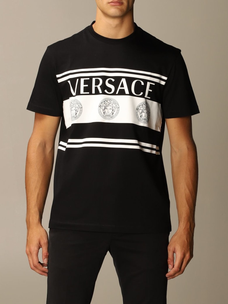 versace t shirt grey