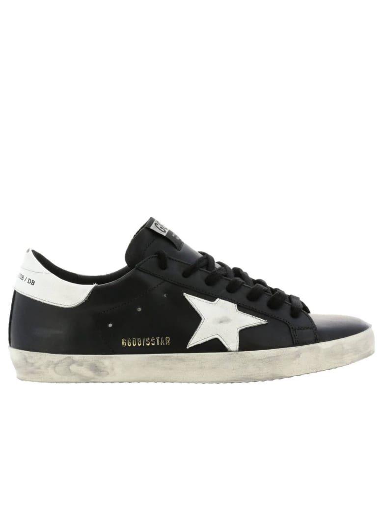 golden goose leather sneakers