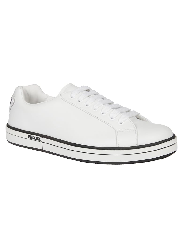 prada triangle logo sneakers