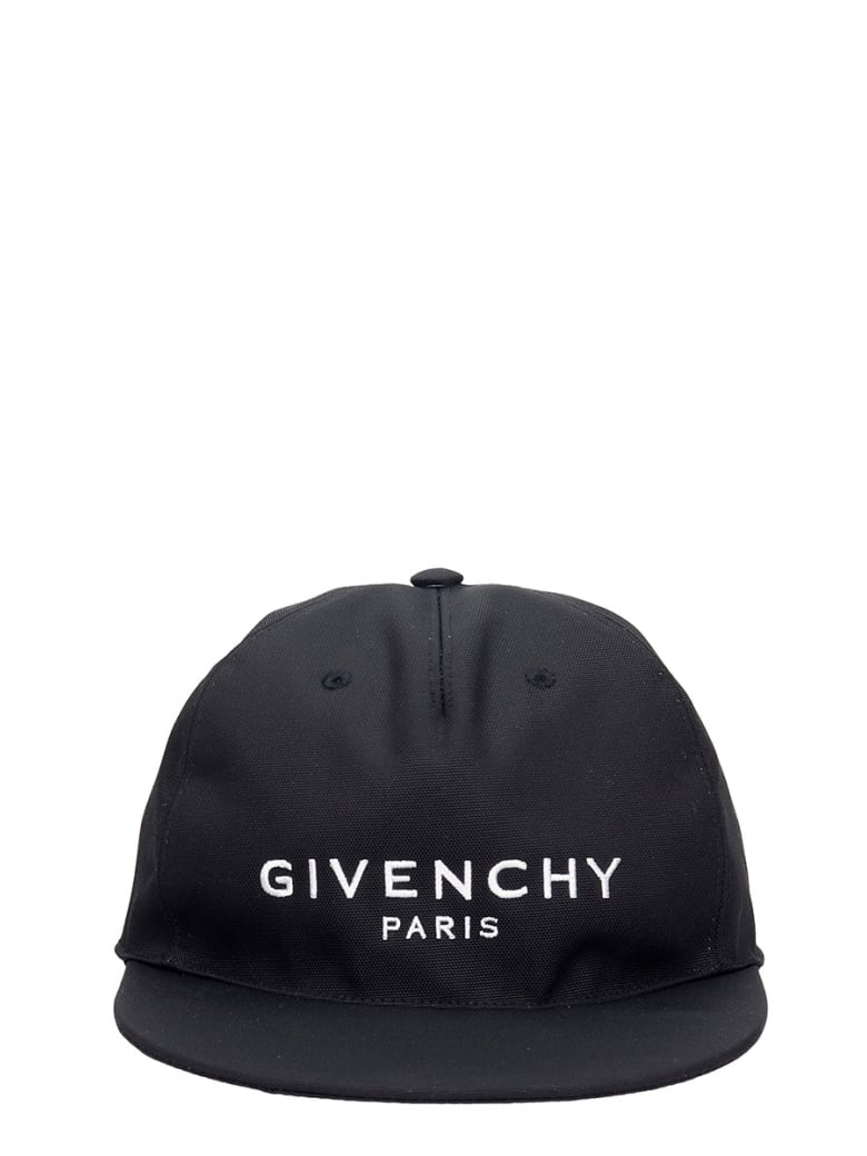 Givenchy Cap Flat Peak Hats In Black Cotton