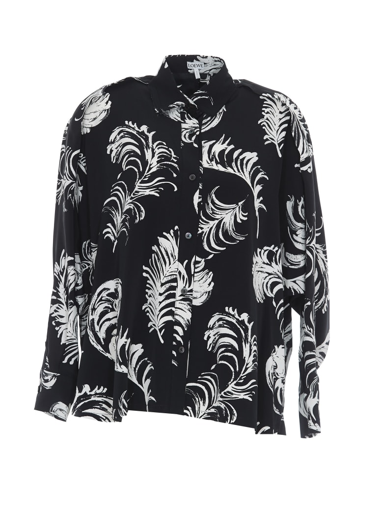 Loewe Feather Patterned Shirt | italist, ALWAYS LIKE A SALE