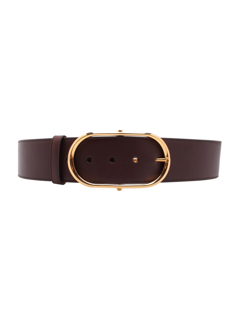 Dolce & Gabbana Leather Belt - Testa di moro