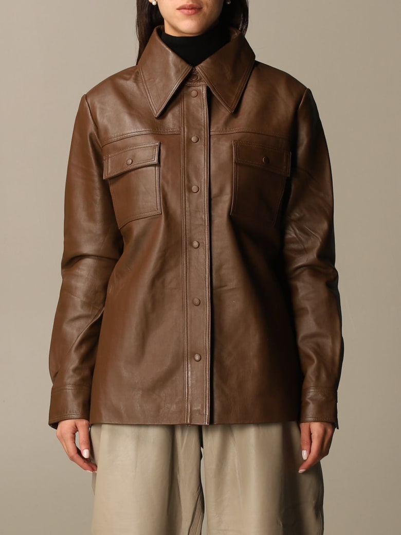 REMAIN Birger Christensen Remain Shirt Shirt Women Remain - Brown