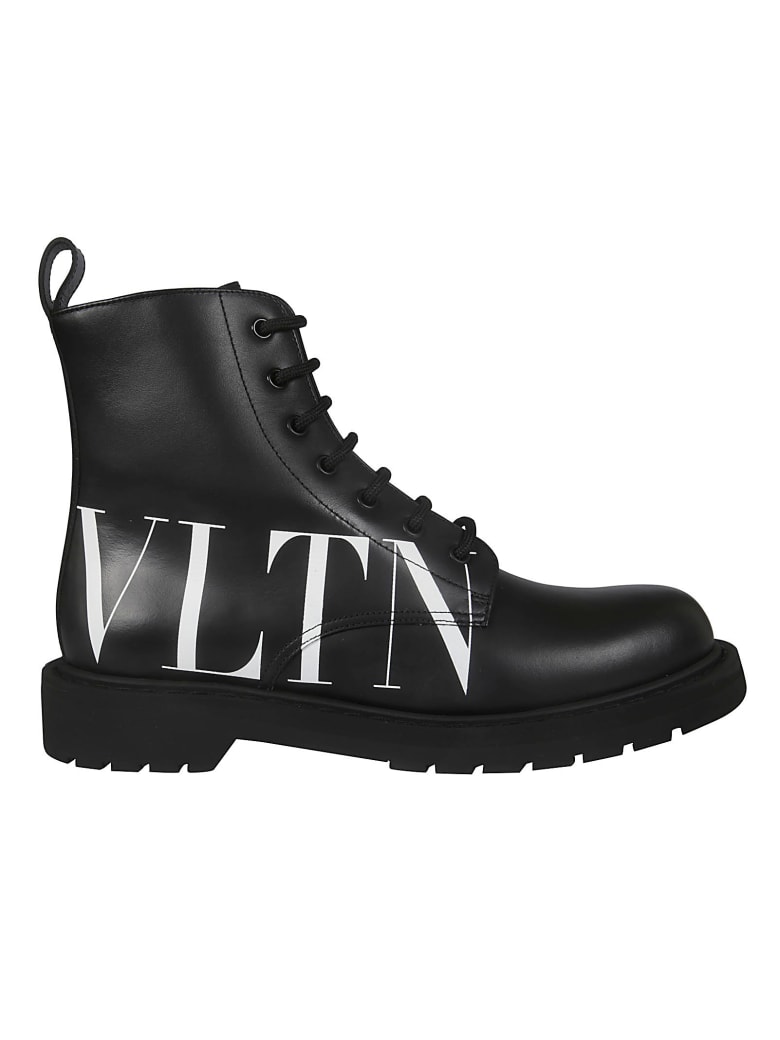 valentino logo boots