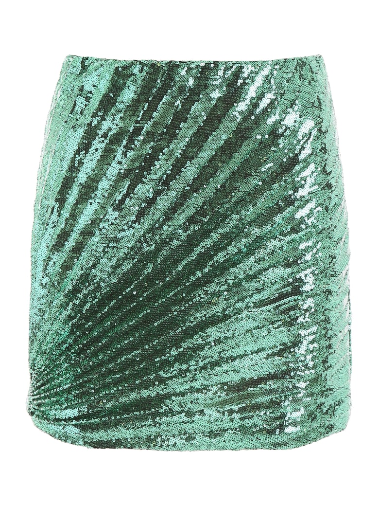 Marco de Vincenzo Sequins Mini Skirt - VERDE (Green)