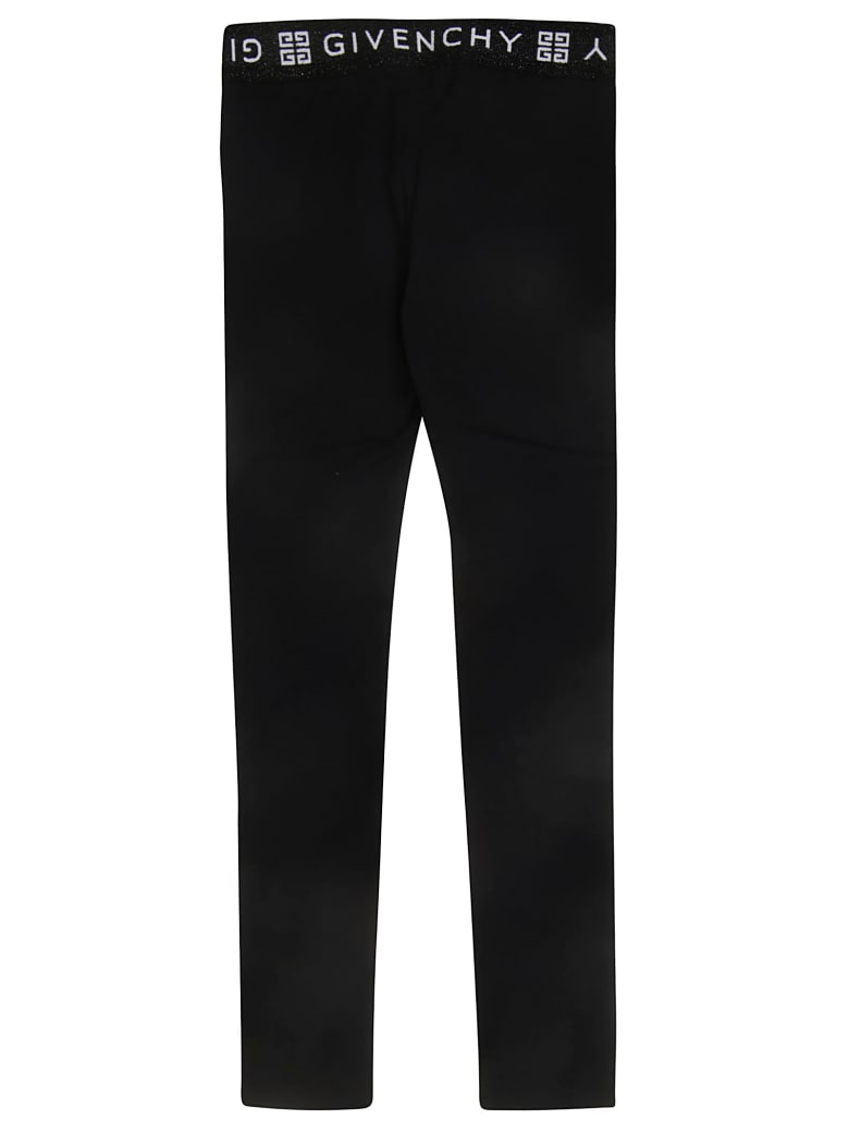 Givenchy Givenchy Logo Leggings - Black - 10996229 | italist