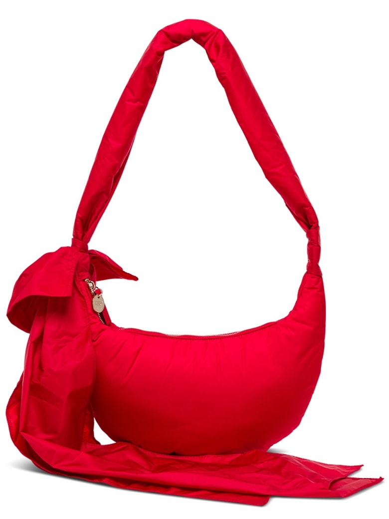 RED Valentino Obo Crossbody Bag In Nylon - Red