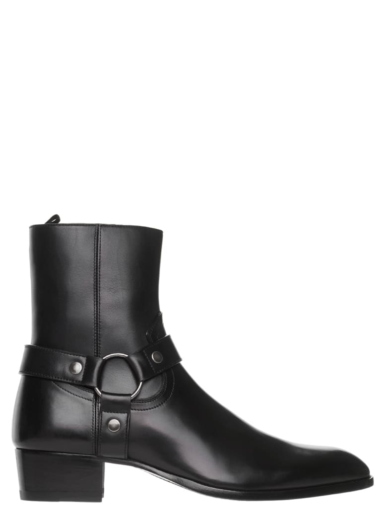 Saint Laurent 'wyatt' Shoes - Nero