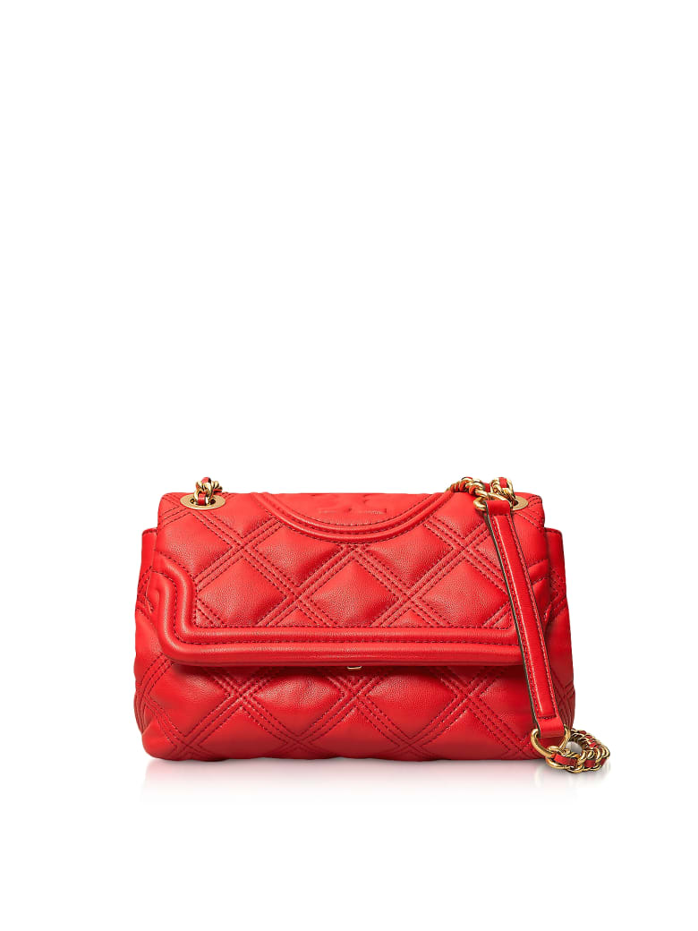 tory burch red fleming bag