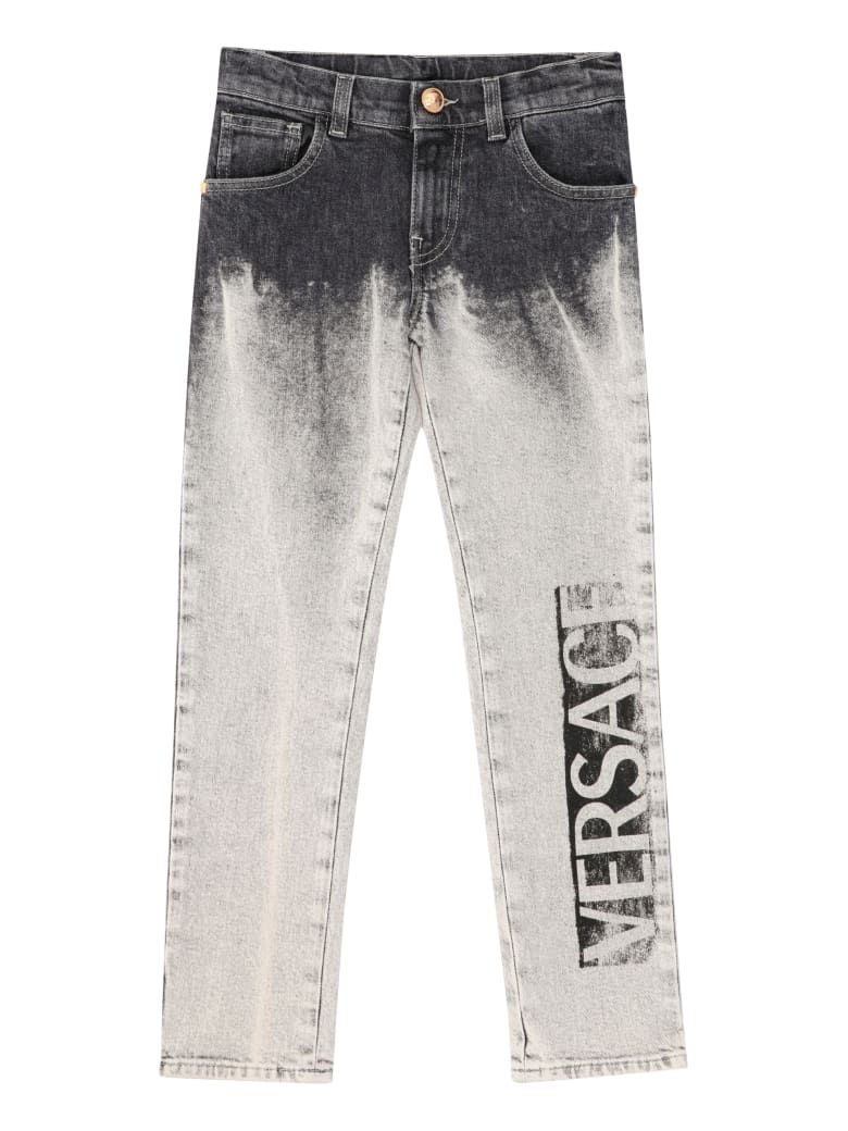 Young Versace 5-pocket Jeans - grey