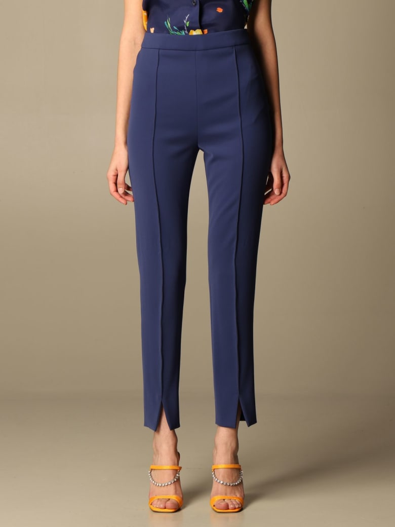Boutique Moschino Pants Moschino Boutique Slim Cady Trousers - Blue
