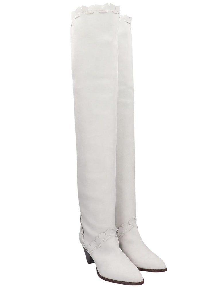 white suede boots womens
