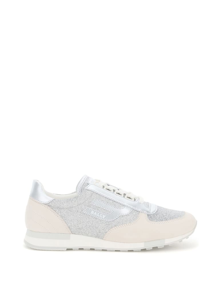 Bally Gavinia Glitter Sneakers - 02001 SILVER 17 (Silver)
