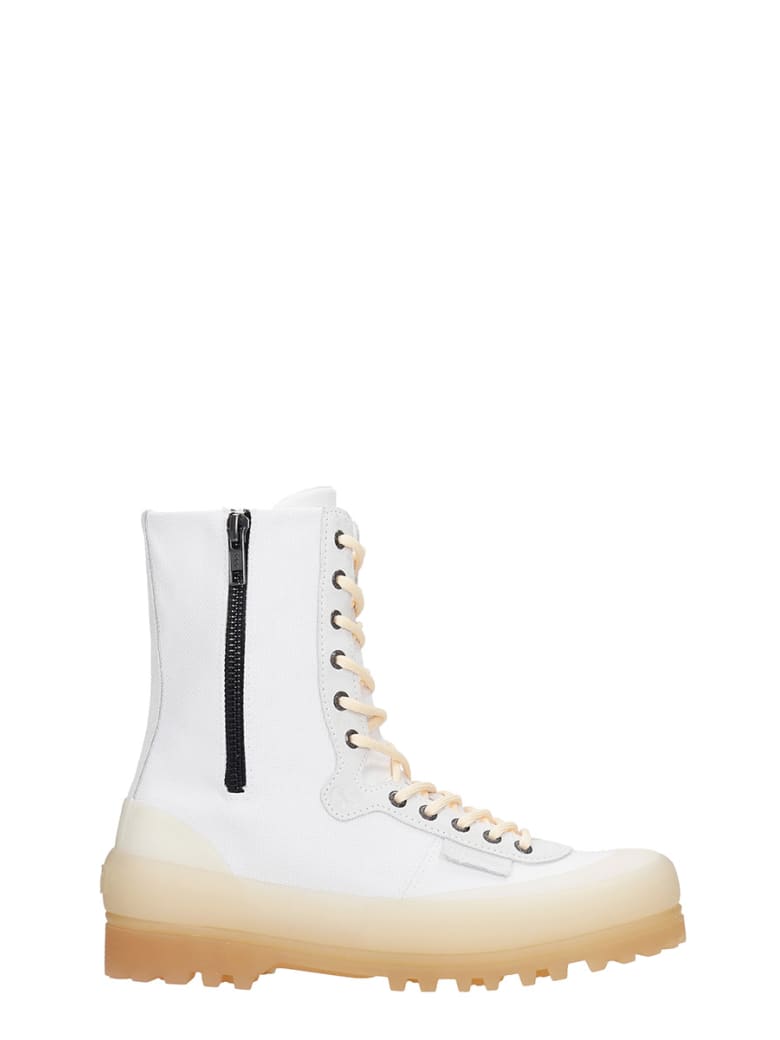 Superga Cotseu Sneakers In Beige Canvas - beige