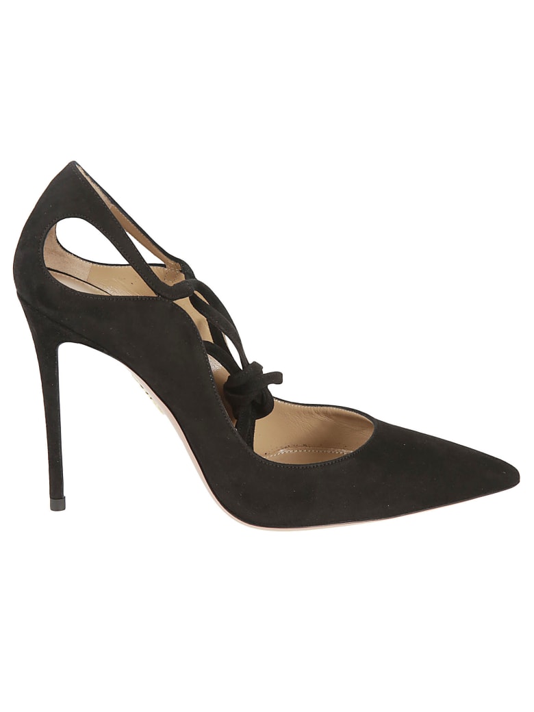 Aquazzura Aria 105 Pumps - BLACK