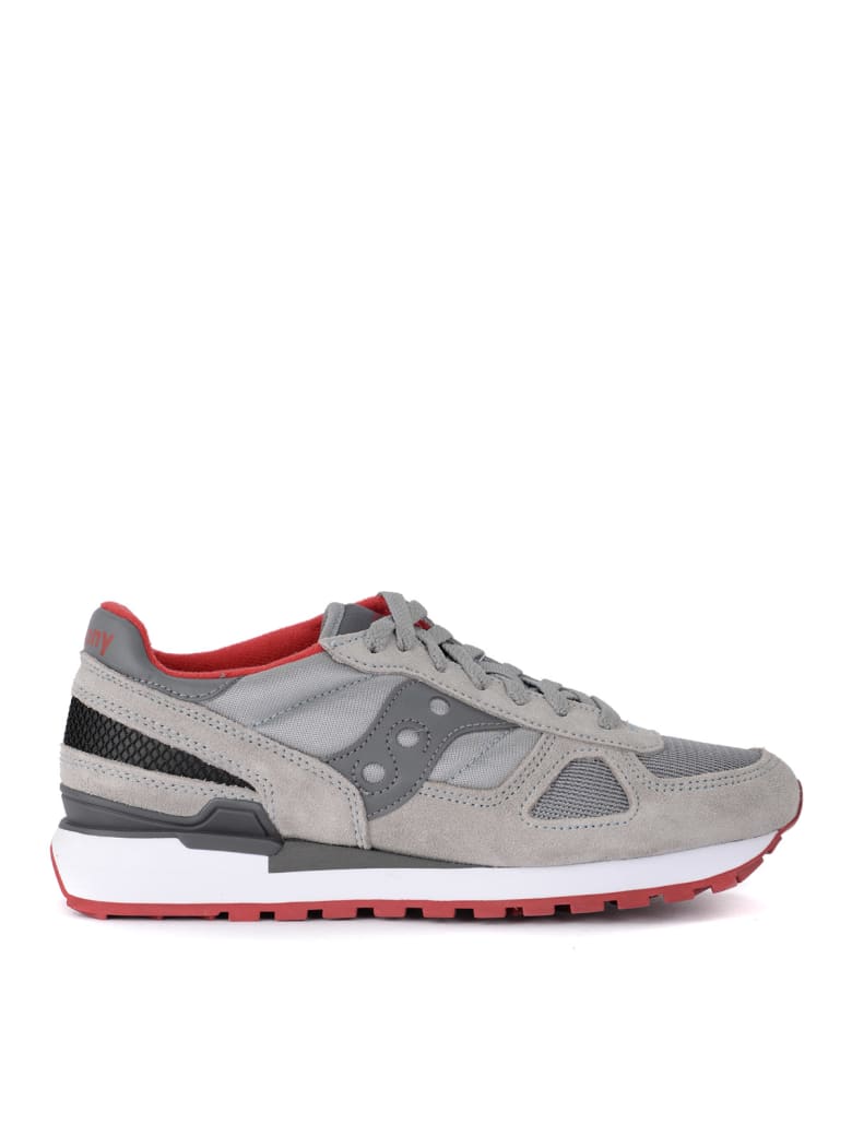 Saucony Shadow Grey Suede And Fabric 