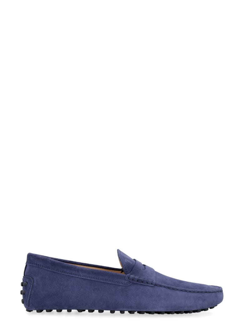 Tod's Gommino Suede Loafers - blue