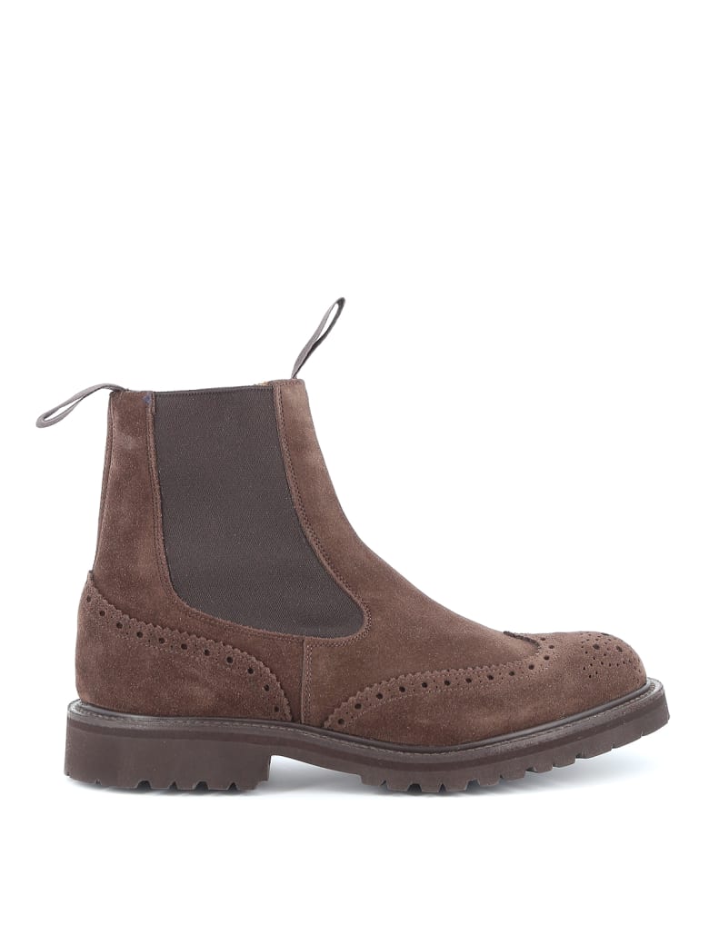 Tricker's Henry Suede Vlt - Coffee