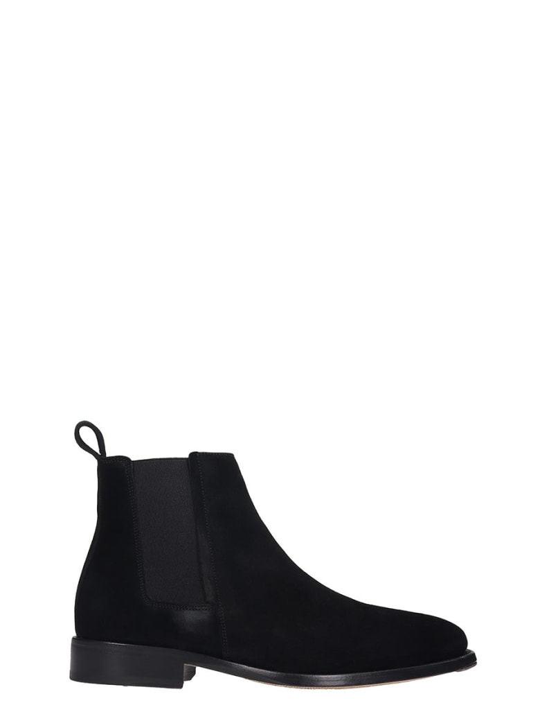 lanvin suede chelsea boots