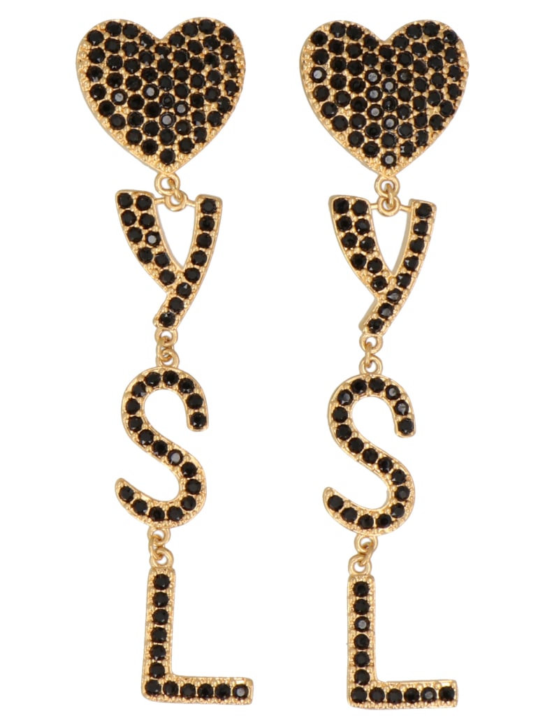 Saint Laurent Earrings - Or Laiton Noir