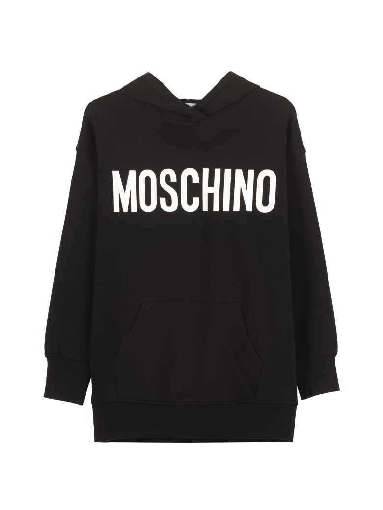 Moschino Cotton Hoodie - black