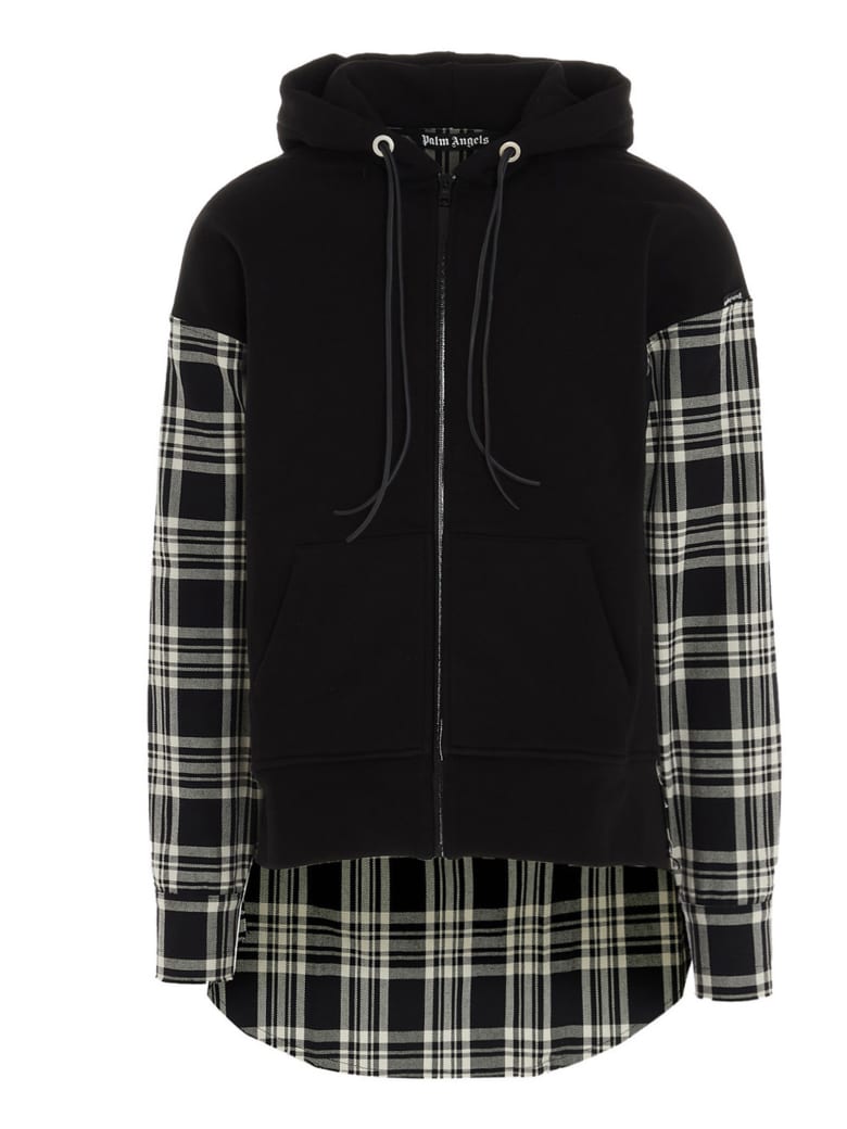 Palm Angels Hoodie - Blackwhite